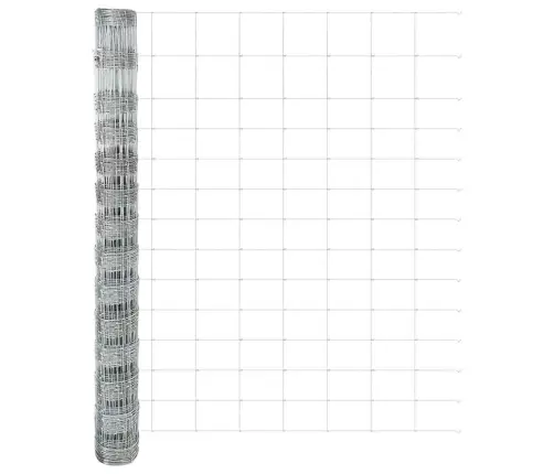 Lauku Žogs 1.4X50 M Cinkots Tērauds Vidaxl