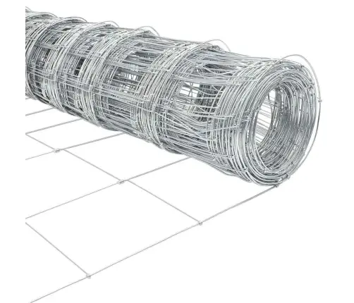 Lauku Žogs 1.5X50 M Cinkota Tērauda Vidaxl