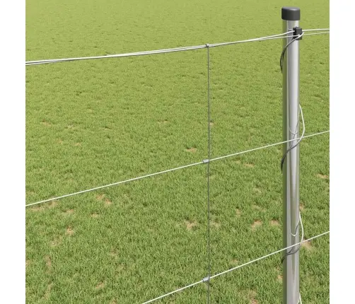 Lauka Žogs 1.5X50 M Cinkots Tērauds Vidaxl