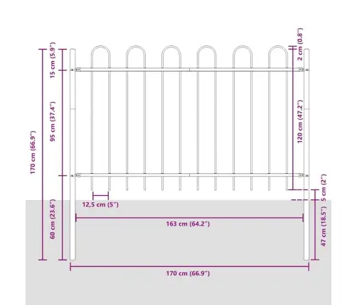 Sodo Tvora Pilka 1,7 X 1,2 M Miltelinis Plienas