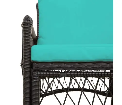 Aia Tool Padjaga Must 73 X 61 X 77 Cm Polürotang