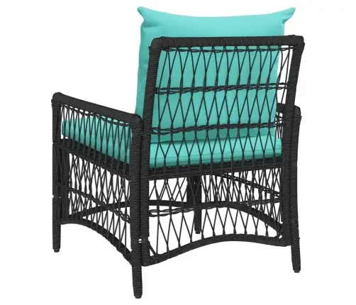 Aia Tool Padjaga Must 73 X 61 X 77 Cm Polürotang