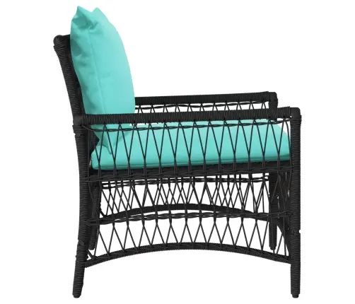 Aia Tool Padjaga Must 73 X 61 X 77 Cm Polürotang