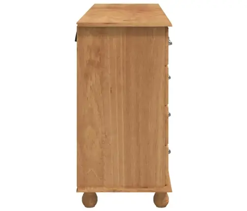 Komoda Askim Ruda 79 X 40 X 133,5 Cm Kietos Pušies Mediena