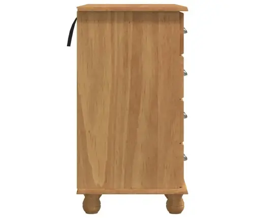 Galds 'Askim'ar Atvilktnēm 95X40X75 Cm Masīvkoka Priede Vidaxl