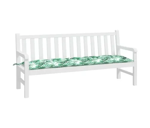 Sodo Suoliuko Pagalvėlė, 180X50X7cm Audinys, Su Lapais