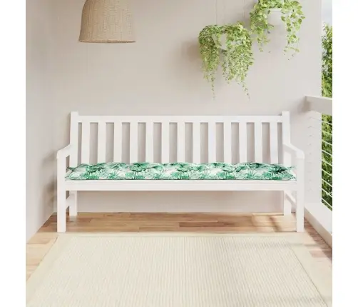 Sodo Suoliuko Pagalvėlė, 180X50X7cm Audinys, Su Lapais