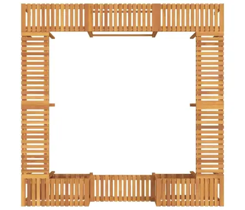 Mullivanni Ümbrus Pruun 255 X 255 X 55,5 Cm Tugev Akatsiapuu