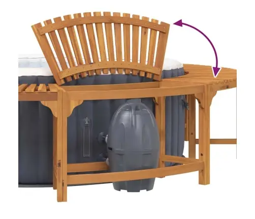 Karstā Baseina Apdares Brūna Ø275 Cm Vidaxl