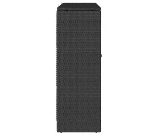 Skapītis Ar Uzglabāšanu Melna 100 X 36 X 102 Cm Rotangpalma Vidaxl