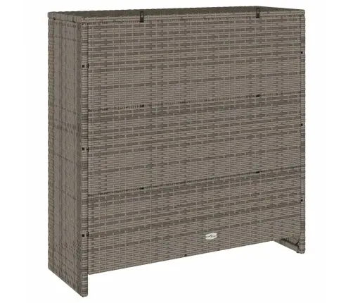 Skapītis Ar Uzglabāšanu Pelēka 100 X 36 X 102 Cm Rotangpalma Vidaxl