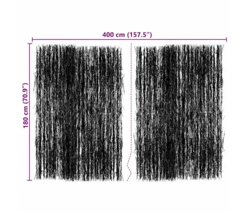 Žagaru Žogs Brūna 400 X 180 Cm Zari Vidaxl