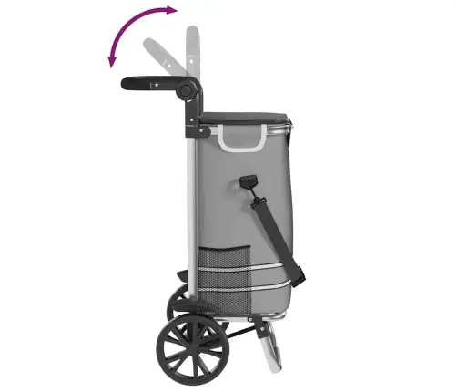 Ostukäru Hall 36.5 X 46.5 X 100.5 Cm Oxfordi Kangas