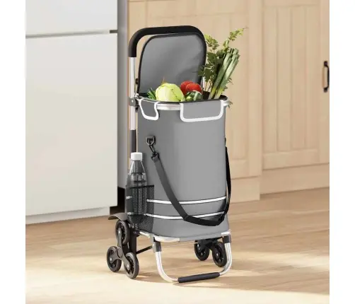 Ostukäru Hall 47 X 39 X 100,5 Cm Oxfordi Kangas