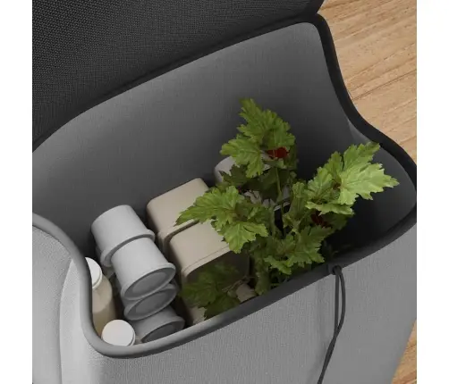 Iepirkumu Ratiņš Ar Riteņiem Pelēks 35 L Vidaxl