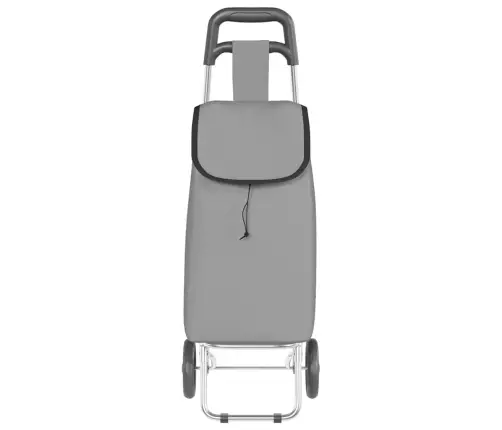 Iepirkumu Ratiņš Ar Riteņiem Pelēks 35 L Vidaxl