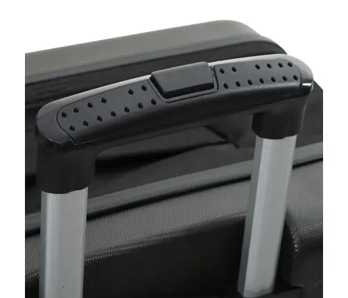 Koferis Ar Slēdzeni Tumši Pelēka 50 X 30 X 76 Cm Abs Plastmasa Vidaxl