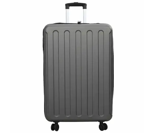 Koferis Ar Slēdzeni Tumši Pelēka 50 X 30 X 76 Cm Abs Plastmasa Vidaxl