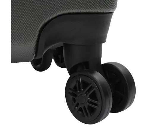 Koferu Komplekts 3 Gab. Cietā Korpusa Tumši Pelēks 20'' 24'' 28'' Vidaxl