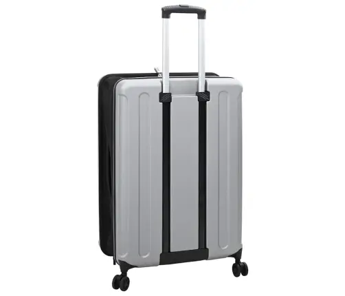 Lagaminas Su Užraktu Sidabro 50 X 30 X 76 Cm Abs Plastikas