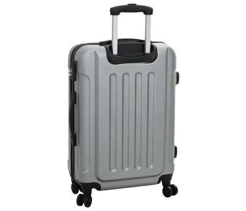 Lagaminas 3 Pcs Sidabro 50 X 31 X 78 Cm Abs Plastikas