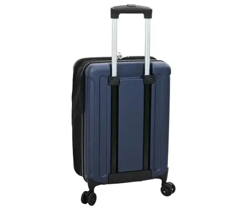 Koferis Ar Slēdzeni Tumši Zila 34 X 23 X 55.5 Cm Abs Plastmasa Vidaxl