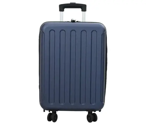 Koferis Ar Slēdzeni Tumši Zila 34 X 23 X 55.5 Cm Abs Plastmasa Vidaxl