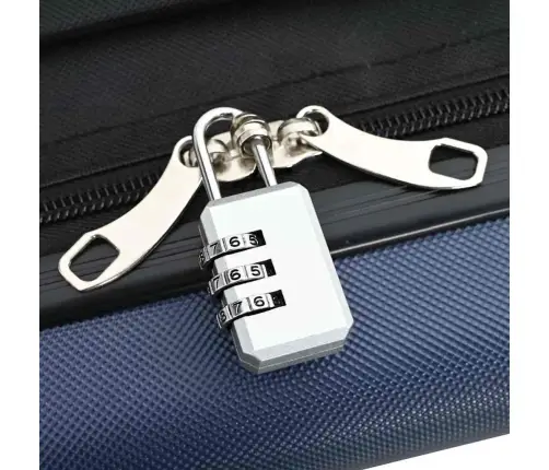 Lagaminas Su Užraktu Tamsi Mėlyna 43 X 27 X 66 Cm Abs Plastikas