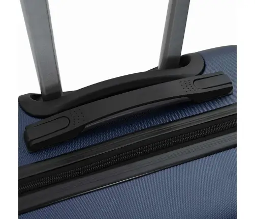 Čemodānu Komplekts 3 Gab. Cietais Tumši Zils 20” 24” 28” Vidaxl