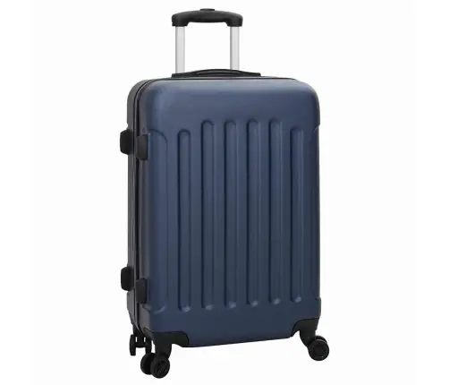 Čemodānu Komplekts 3 Gab. Cietais Tumši Zils 20” 24” 28” Vidaxl