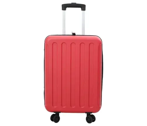 Koferis Ar Slēdzeni Sarkana 43 X 27 X 66 Cm Abs Plastmasa Vidaxl