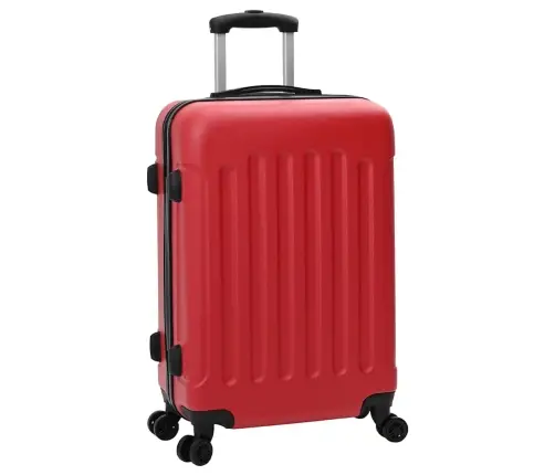 Lagaminas 3 Pcs Raudona 50 X 31 X 78 Cm Abs Plastikas