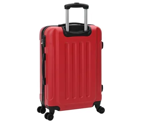 Lagaminas 3 Pcs Raudona 50 X 31 X 78 Cm Abs Plastikas