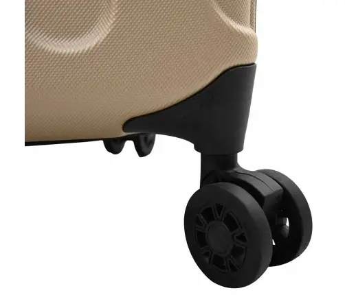 Koferis Ar Slēdzeni Šampanieša 43 X 27 X 66 Cm Abs Plastmasa Vidaxl