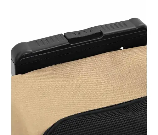 Mājdzīvnieku Ratiņi, 3 Vienā, Dizains, Smilšu Krāsas, 48X32X(57-106) Cm, Oksfordas Audums Vidaxl