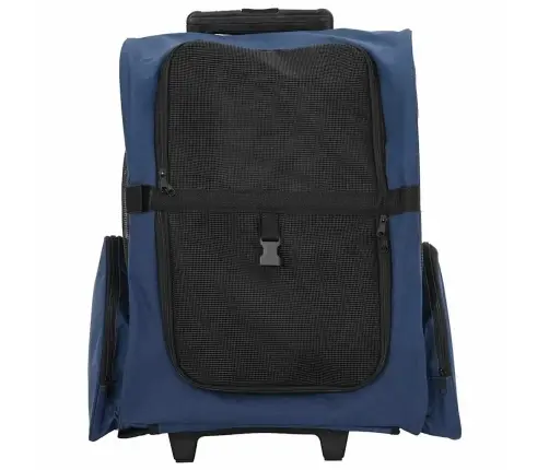 Lemmikloomakäru 3-Ühes Disain, Sinine, 48 X 32 X (57-106) cm Oxford-Kangas