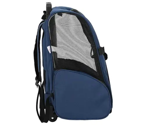 Lemmikloomakäru 3-Ühes Disain, Sinine, 48 X 32 X (57-106) cm Oxford-Kangas