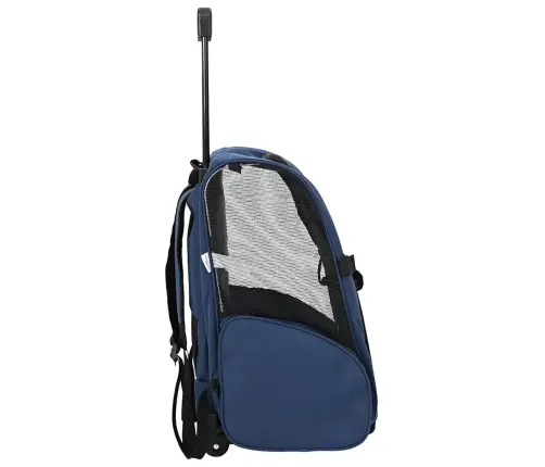 Lemmikloomakäru 3-Ühes Disain, Sinine, 48 X 32 X (57-106) cm Oxford-Kangas