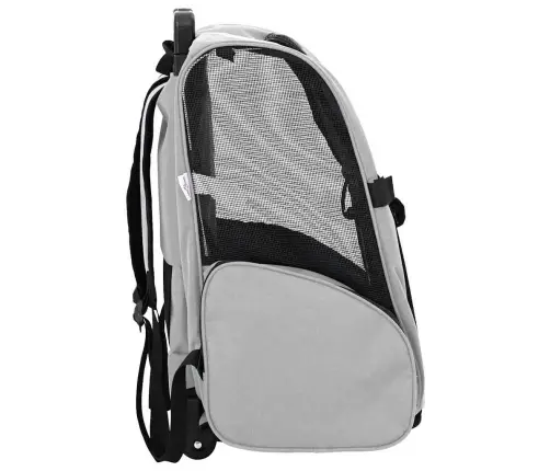 Mājdzīvnieku Ratiņi 3 Vienā, Pelēks Dizains, 48X32X(57-106) Cm, Oksfordas Audums Vidaxl