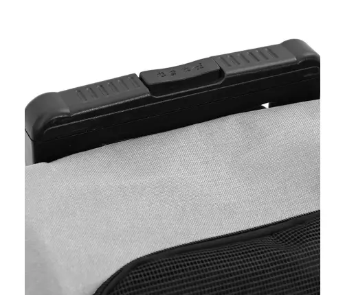 Mājdzīvnieku Ratiņi 3 Vienā, Pelēks Dizains, 48X32X(57-106) Cm, Oksfordas Audums Vidaxl