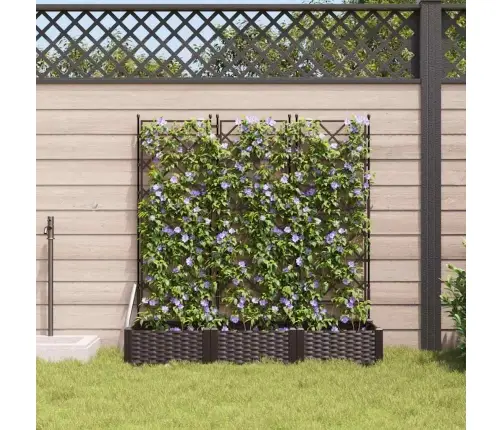 Aia Istutuspot 3 Pcs Pruun 120 X 40 X 125,5 Cm Teras