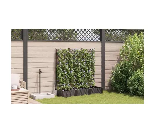 Aia Istutuspot 3 Pcs Pruun 120 X 40 X 125,5 Cm Teras