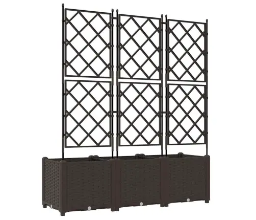 Aia Istutuspot 3 Pcs Pruun 120 X 40 X 143 Cm Teras