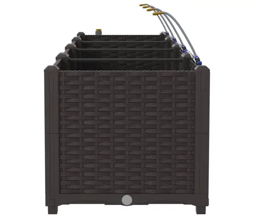 Dārza Podi 1 Gb Brūna 120 X 40 X 37.5 Cm Plastmasa Vidaxl