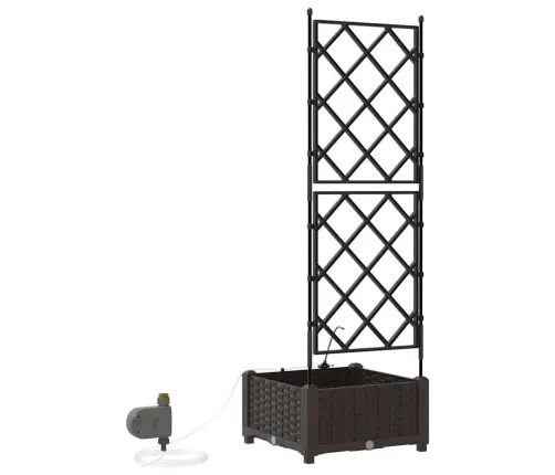 Sodo Vazonas Ruda 40 X 40 X 126 Cm Plienas