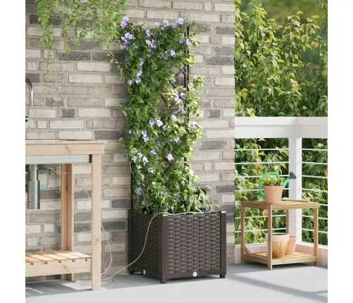 Aia Istutuspot Pruun 40 X 40 X 142 Cm Teras