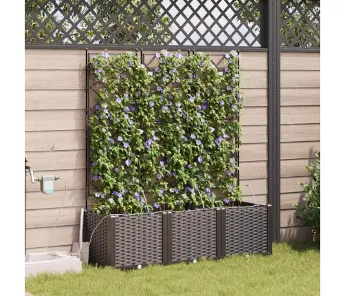 Sodo Vazonas 3 Pcs Ruda Plienas