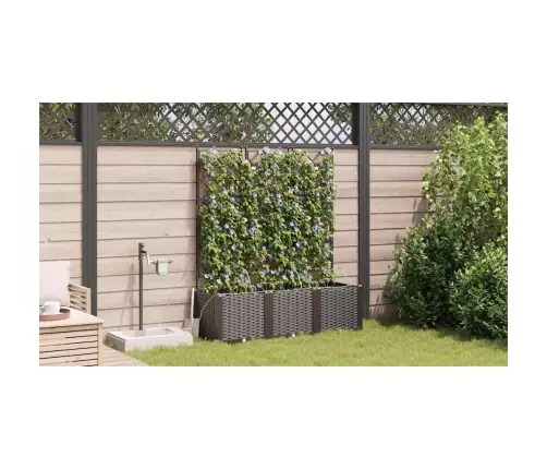 Sodo Vazonas 3 Pcs Ruda Plienas