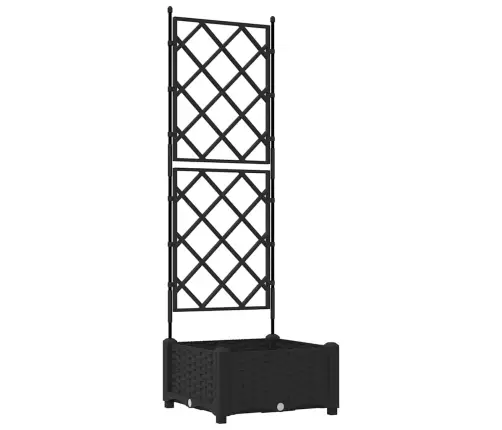 Aianduk Trellisega Must 40 X 40 X 125.5 Cm Pp