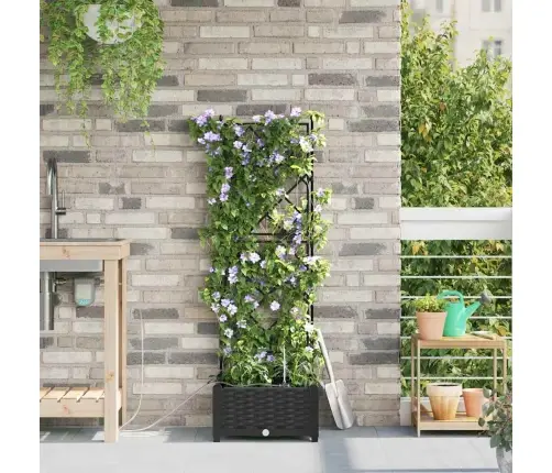 Aia Istutuspot Must 40 X 40 X 126 Cm Teras